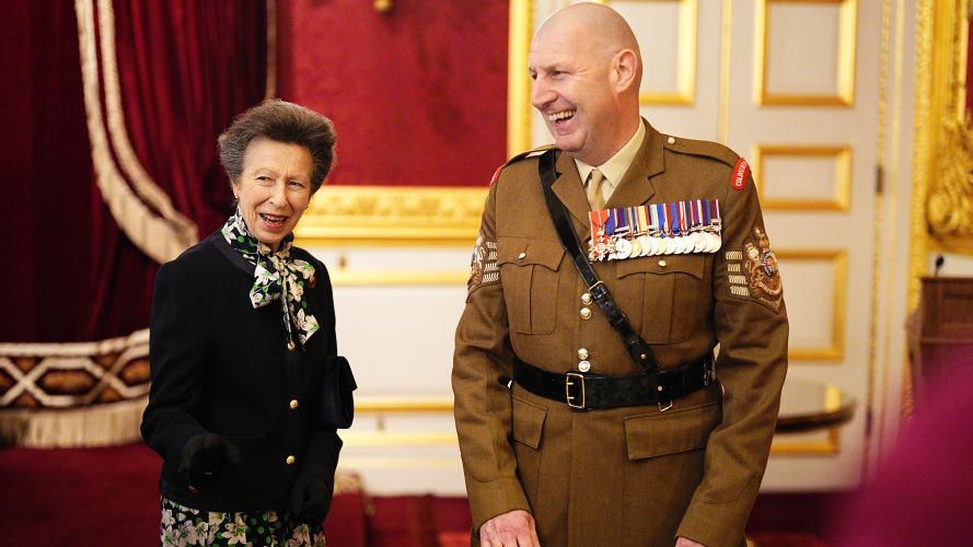 Princess Anne at Not Forgotten Association